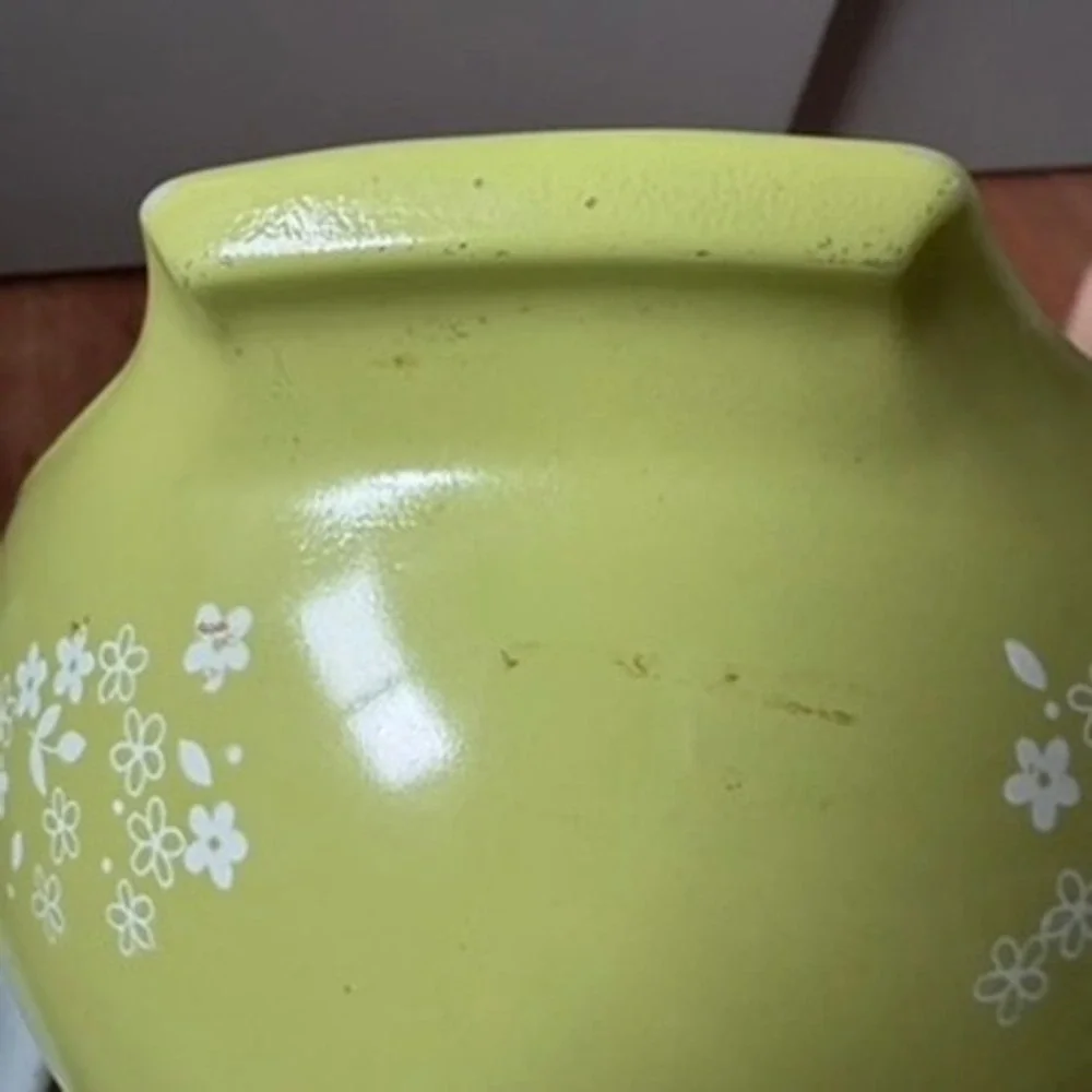 Vintage Pyrex Cinderella Bowls Spring Blossom Butterfly Gold 3 Pc Set USA